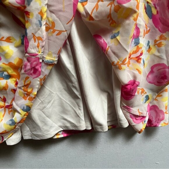 Betsey Johnson Floral Pink and Yellow Dress - Picture 5 of 10